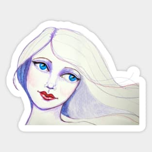 Violet Shadow Sticker